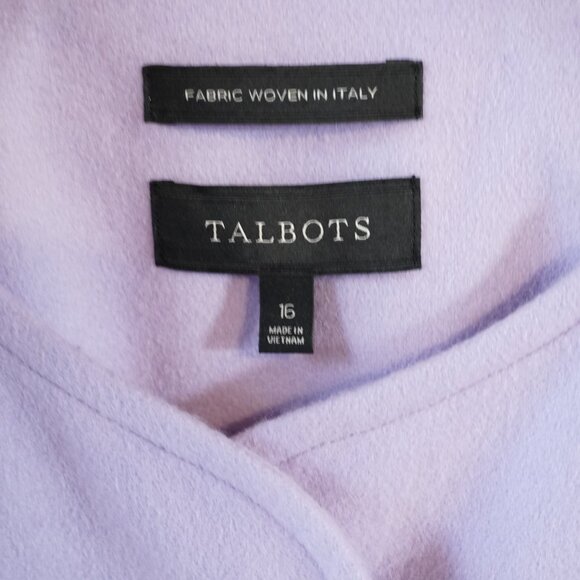 Talbots Blazer size 16 Lavender color - Picture 6 of 9